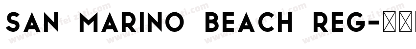 San Marino Beach Reg字体转换